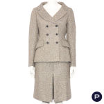 CHRISTIAN DIOR X MARIA GRAZIA CHIURI - CIRCA 2019 - ENSEMBLE, VESTE CROISÉE, JUPE-CULOTTE