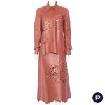 CHLOÉ X GABRIELA HEARST - PRE-FALL 2022 - ENSEMBLE, VESTE-CHEMISE, JUPE
