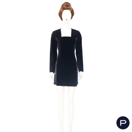 YVES SAINT LAURENT VARIATION - AUTOMNE-HIVER 1994/95 - ROBE