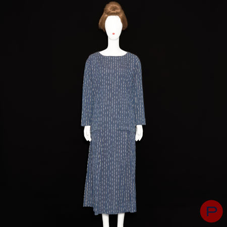 ISSEY MIYAKE PERMANENTE - 1980'S - ENSEMBLE, BLOUSE, JUPE