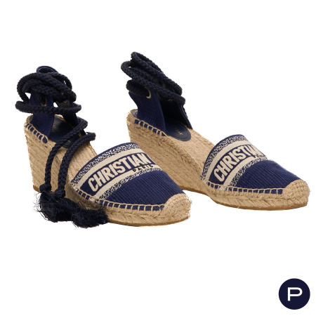 CHRISTIAN DIOR - 2010/20'S - PAIRE D'ESPADRILLES