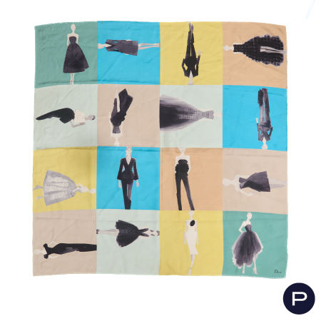 CHRISTIAN DIOR X RAF SIMONS - FOULARD