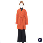 YVES SAINT LAURENT VARIATION - 1980'S - MANTEAU