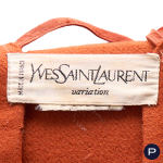 YVES SAINT LAURENT VARIATION - 1980'S - MANTEAU