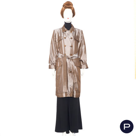 YVES SAINT LAURENT RIVE GAUCHE - LATE 1990'S - TRENCH-COAT