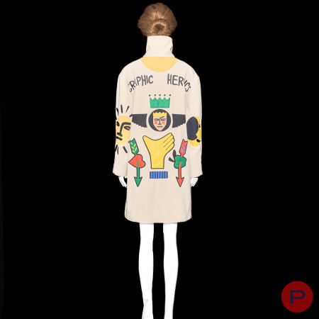 JC DE CASTELBAJAC NEWS - AUTOMNE-HIVER 1989/90 - VESTE