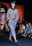 JEAN PAUL GAULTIER POUR GIBO - CIRCA 1984 - ENSEMBLE, BLOUSON, PANTALON