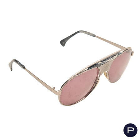 ALAIN MIKLI - 1980/90'S  - PAIRE DE LUNETTES AVIATEUR