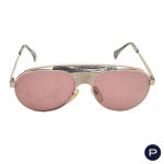 ALAIN MIKLI - 1980/90'S  - PAIRE DE LUNETTES AVIATEUR