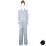 CHRISTIAN DIOR X MARIA GRAZIA CHIURI - CIRCA 2022 - ENSEMBLE, VESTE CROISÉE, PANTALON