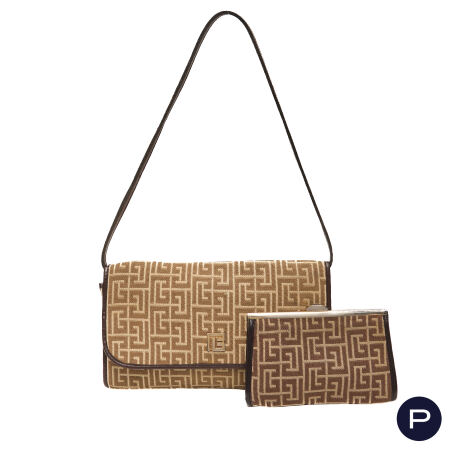 PIERRE BALMAIN - 1970/80'S - SAC, PORTE-MONNAIE