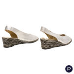 YVES SAINT LAURENT - 1980'S - PAIRE DE SLING-BACK