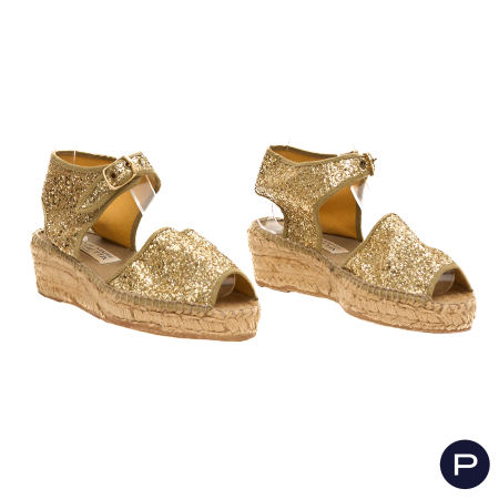 ANNE MARIE BERETTA - CIRCA 1985 - PAIRE D'ESPADRILLES