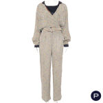 JEAN PAUL GAULTIER POUR GIBO - CIRCA 1984 - ENSEMBLE, BLOUSON, PANTALON