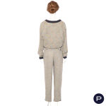 JEAN PAUL GAULTIER POUR GIBO - CIRCA 1984 - ENSEMBLE, BLOUSON, PANTALON