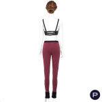 JUNIOR GAULTIER - PRINTEMPS-ÉTÉ 1988 - ENSEMBLE, SOUTIEN-GORGE, LEGGING