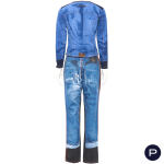 GAULTIER JEAN'S - PRINTEMPS-ÉTÉ 1997 - ENSEMBLE, T-SHIRT, PANTALON
