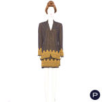 JEAN PAUL GAULTIER FEMME - PRINTEMPS-ÉTÉ 1997 - ENSEMBLE, VESTE, JUPE PORTEFEUILLE
