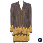 JEAN PAUL GAULTIER FEMME - PRINTEMPS-ÉTÉ 1997 - ENSEMBLE, VESTE, JUPE PORTEFEUILLE