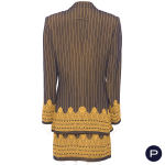 JEAN PAUL GAULTIER FEMME - PRINTEMPS-ÉTÉ 1997 - ENSEMBLE, VESTE, JUPE PORTEFEUILLE