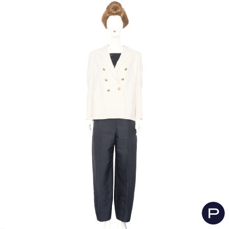SAINT LAURENT X ANTHONY VACCARELLO - RESORT 2021 - VESTE CROISÉE