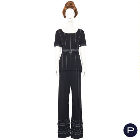 CHANEL - PRINTEMPS-ÉTÉ 2002 - ENSEMBLE, HAUT, PANTALON