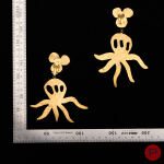 DOROTHÉE BIS - PRINTEMPS-ÉTÉ 1987- PAIRE DE BOUCLES D'OREILLES