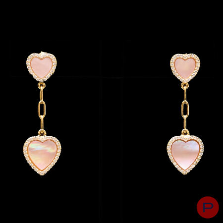 ANONYME- PAIRE DE BOUCLES D'OREILLES