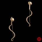 ANONYME- PAIRE DE PENDANTS D'OREILLES