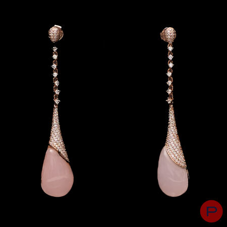 ANONYME- PAIRE DE PENDANTS D'OREILLES