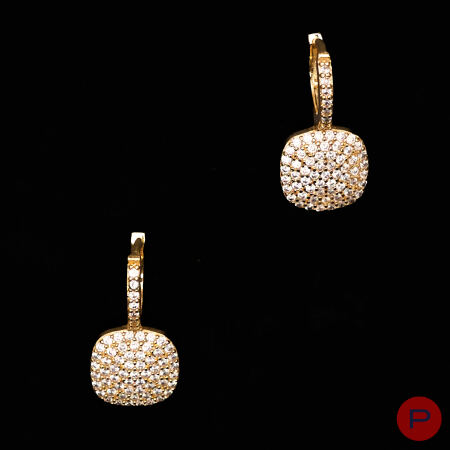 ANONYME- PAIRE DE BOUCLES D'OREILLES
