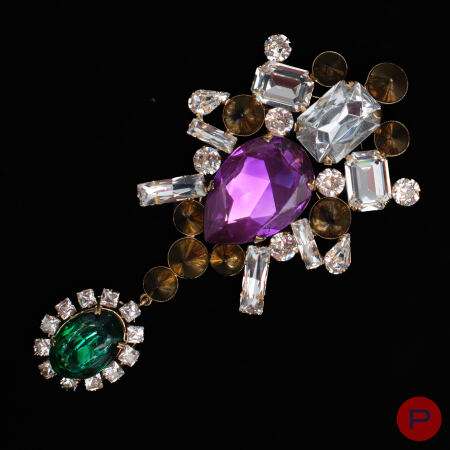 ALEXANDRE VAUTHIER - PRINTEMPS-ÉTÉ 2018- BROCHE-PENDENTIF