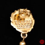 VERSUS GIANNI VERSACE - 1980/90'S- PAIRE DE BOUCLES D'OREILLES