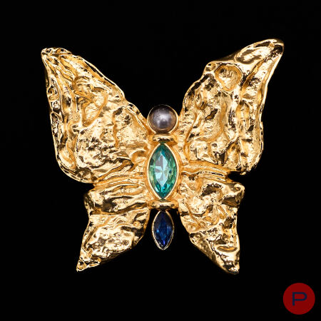 YVES SAINT LAURENT - 1980/90'S- BROCHE