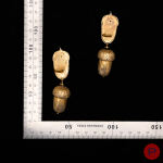 ISABEL CANOVAS - 1990'S- PAIRE DE BOUCLES D'OREILLES