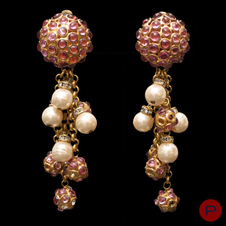 LADY- PAIRE DE BOUCLES D'OREILLES