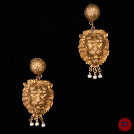ANONYME- PAIRE DE BOUCLES D'OREILLES