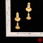 UNGARO - 1980/90'S- PAIRE DE BOUCLES D'OREILLES