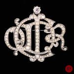 CHRISTIAN DIOR X GIANFRANCO FERRÉ - CIRCA 1990- BROCHE