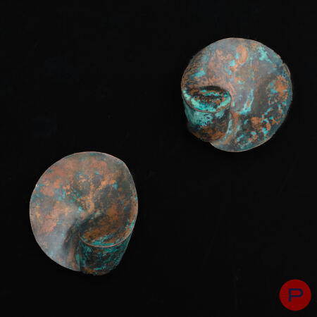 CHRISTIANE BILLET- PAIRE DE BOUCLES D'OREILLES
