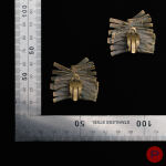 CHRISTIANE BILLET- PAIRE DE BOUCLES D'OREILLES