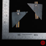 CHRISTIANE BILLET- PAIRE DE BOUCLES D'OREILLES