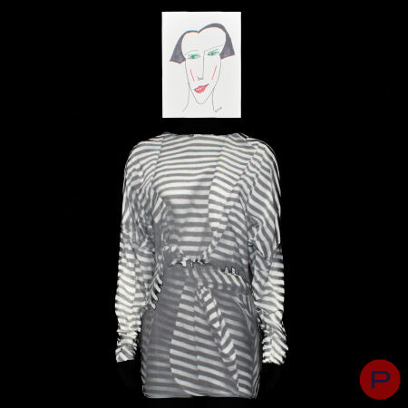 E. DE SENNEVILLE - PRINTEMPS-ÉTÉ 1989 - ROBE