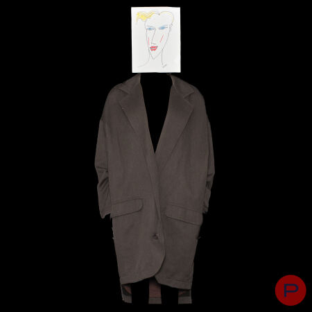 E. DE SENNEVILLE - AUTOMNE-HIVER 1987/88 - MANTEAU