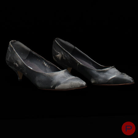 ELISABETH DE SENNEVILLE - 1980 - PAIRE D'ESCARPINS