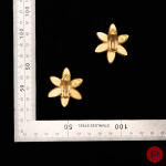 CHRISTIAN LACROIX - 1990'S- PAIRE DE BOUCLES D'OREILLES