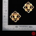 CHANEL - 1980/90'S- PAIRE DE BOUCLES D'OREILLES