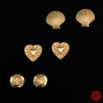 YVES SAINT LAURENT - 1980'S- BOUCLES D'OREILLES