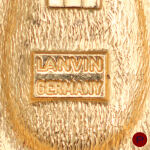 LANVIN - 1980/90'S- PAIRE DE BOUCLES D'OREILLES