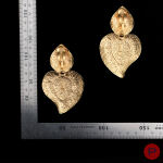 YVES SAINT LAURENT - 1980/90'S- PAIRE DE BOUCLES D'OREILLES